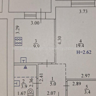 Продам квартиру, Ньютона ул. , 1 кім., 45 м², капитальный ремонт 
