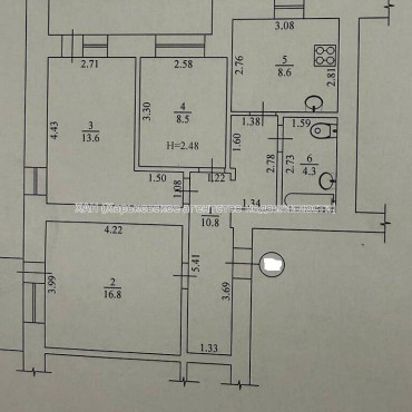 Продам квартиру, Клочковская ул. , 3 кім., 68 м², капитальный ремонт 