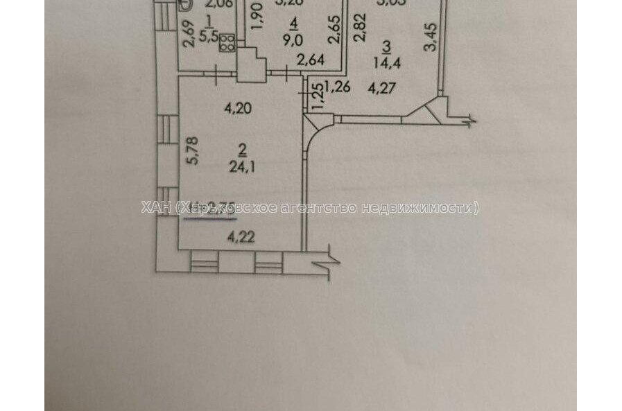 Продам квартиру, Конторская ул. , 3  ком., 53 м², советский ремонт 