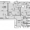 Продам квартиру, Героев Харькова просп. , 2  ком., 67.15 м², без ремонта 