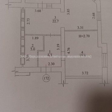 Продам квартиру, Заливная ул. , 2  ком., 54 м², евроремонт 