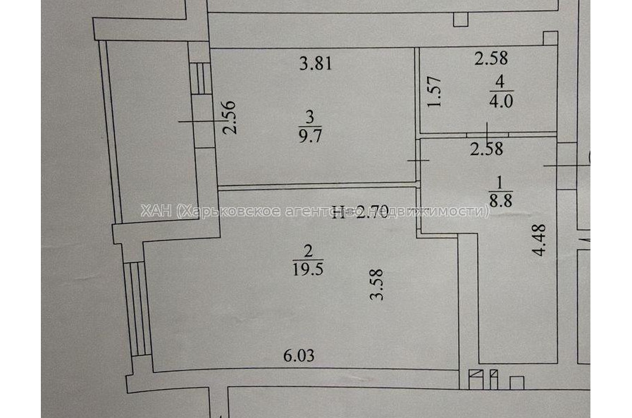 Продам квартиру, Мира ул. , 1 кім., 44 м², евроремонт 