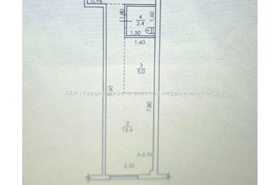 Продам квартиру, Героев Харькова просп. , 1 кім., 29 м², без внутренних работ 