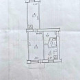 Продам квартиру, Ощепкова Андрея ул. , 2  ком., 44 м², косметический ремонт 