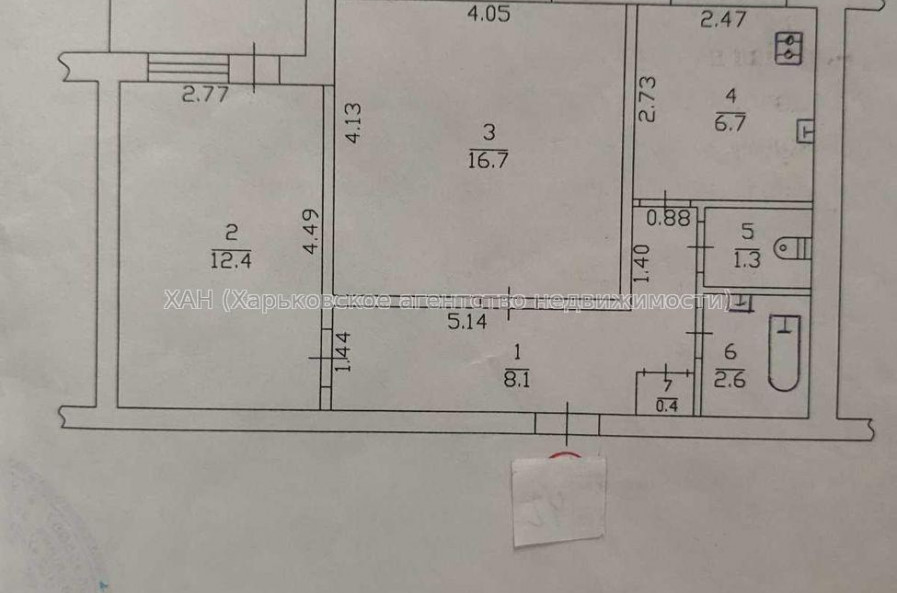 Продам квартиру, Дмитриевская ул. , 2  ком., 49.50 м², советский ремонт 