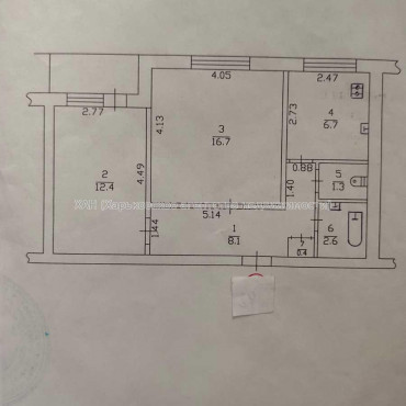 Продам квартиру, Дмитриевская ул. , 2 кім., 49.50 м², советский ремонт 