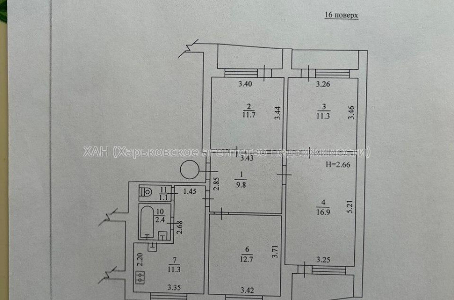 Продам квартиру, Амосова ул. , 34 , 4  ком., 86 м², капитальный ремонт 