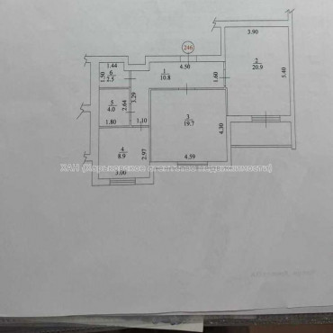 Продам квартиру, Победы просп. , 2  ком., 69 м², без отделочных работ 