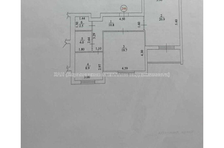 Продам квартиру, Победы просп. , 2  ком., 69 м², без отделочных работ 