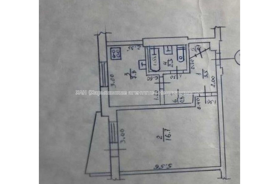 Продам квартиру, Гвардейцев Широнинцев ул. , 1 кім., 32.70 м², косметический ремонт 