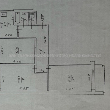 Продам квартиру, Валентиновская ул. , 3  ком., 66 м², косметический ремонт 