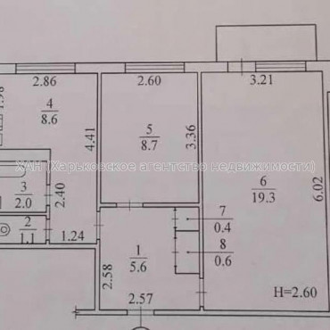 Продам квартиру, Непокоренных ул. , 2 кім., 48 м², советский ремонт 