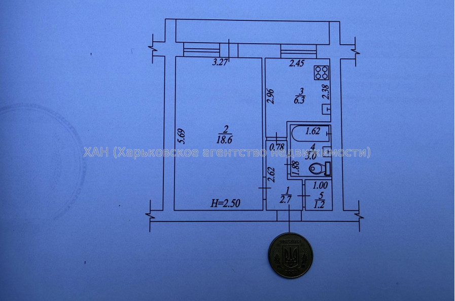 Продам квартиру, Михайлика ул. , 1  ком., 36.90 м², без ремонта 