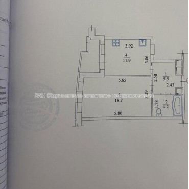 Продам квартиру, Гвардейцев Широнинцев ул. , 1  ком., 44 м², без внутренних работ 
