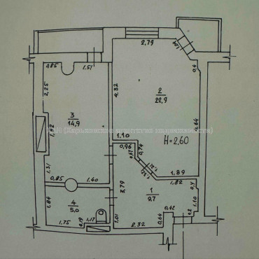 Продам квартиру, 1 кім., 54 м², авторский дизайн 