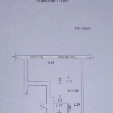 Продам квартиру, Драгоманова ул. , 1  ком., 26 м², без отделочных работ 