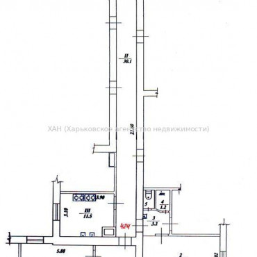 Продам квартиру, Монюшко ул. , 1  ком., 28.10 м², советский ремонт 