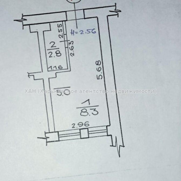 Продам квартиру, Александра Орлова ул. , 1  ком., 18 м², капитальный ремонт 