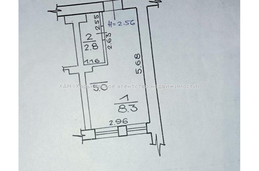Продам квартиру, Александра Орлова ул. , 1  ком., 18 м², капитальный ремонт 