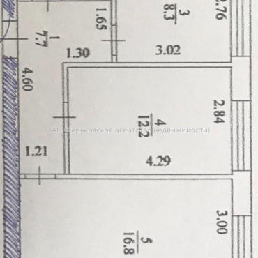 Продам квартиру, Семинарская ул. , 2  ком., 48 м², без отделочных работ 