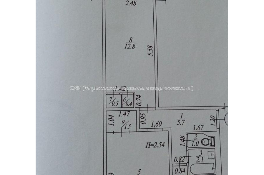 Продам квартиру, Бучмы ул. , 2  ком., 44.40 м², частичный ремонт 