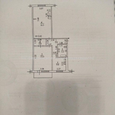 Продам квартиру, Бучмы ул. , 2  ком., 48 м², косметический ремонт 