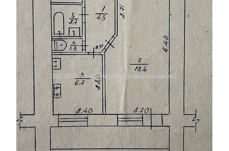 Продам квартиру, Аэрокосмический пр. , 1  ком., 38.80 м², косметический ремонт 