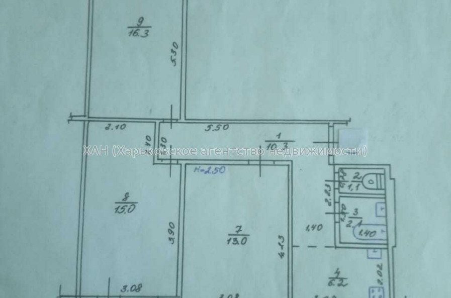 Продам квартиру, Аэрокосмический пр. , 3 кім., 65 м², советский ремонт 