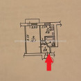 Продам квартиру, Проскуры ул. , 1  ком., 29 м², косметический ремонт 