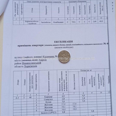 Продам квартиру, Каденюка ул. , 3  ком., 60 м², без внутренних работ 