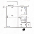 Продам квартиру, 1 кім., 39 м², капитальный ремонт 