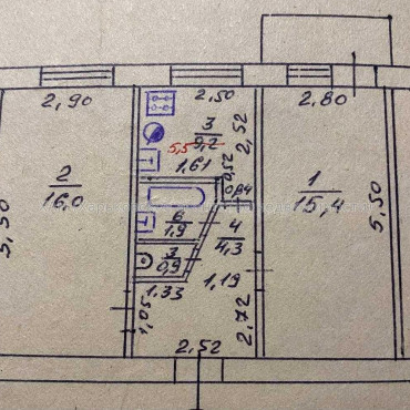 Продам квартиру, Большая Панасовская ул. , 2  ком., 44.80 м², советский ремонт 