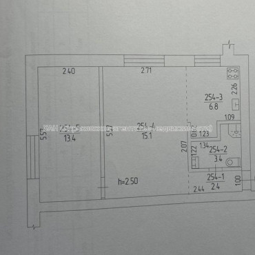 Продам квартиру, Науки просп. , 2 кім., 41.10 м², без отделочных работ 