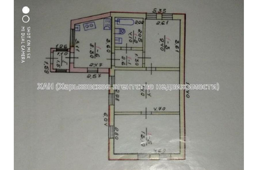 Продам дом, Краснопоселковая ул. , 53 м², 3 сот., косметический ремонт 