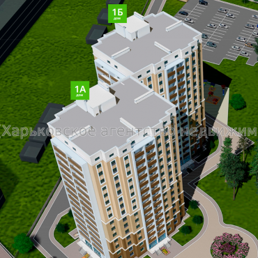 Продам квартиру, Героев Харькова просп. , 1  ком., 42.53 м², без внутренних работ 