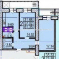 Продам квартиру, Клочковская ул. , 2  ком., 61 м², без внутренних работ 