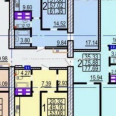 Продам квартиру, Клочковская ул. , 2  ком., 61 м², без внутренних работ 