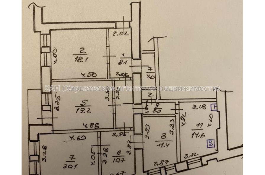 Продам квартиру, Куликовская ул. , 5  ком., 117 м², косметический ремонт 