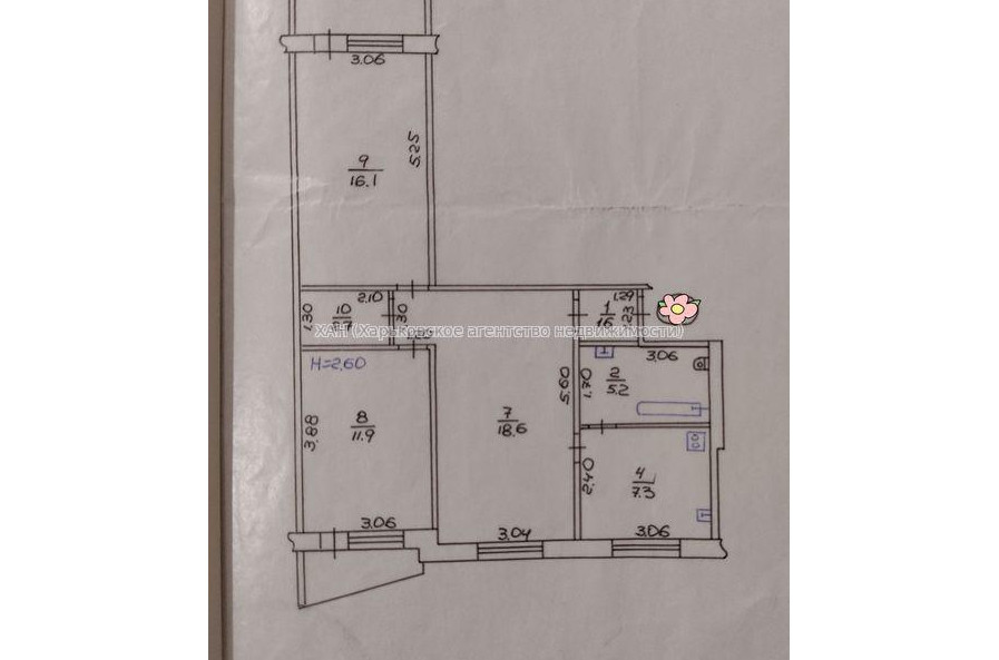 Продам квартиру, Европейская ул. , 3  ком., 65 м², капитальный ремонт 