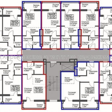 Продам квартиру, Хмельницкого Богдана ул. , 1 кім., 32 м², без внутренних работ 