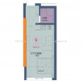 Продам квартиру, Куликовская ул. , 1  ком., 25 м², капитальный ремонт 