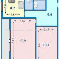 Продам квартиру, Владислава Зубенко ул. , 2  ком., 52 м², без ремонта 