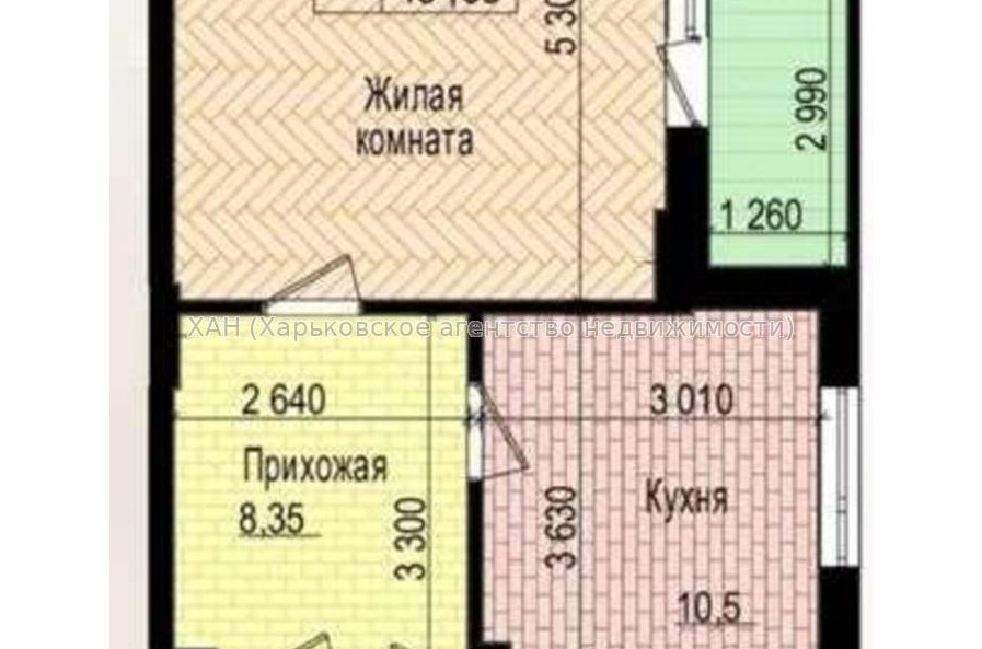 Продам квартиру, Льва Ландау просп. , 1 кім., 48 м², без ремонта 