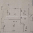 Продам квартиру, Домостроительная ул. , 1  ком., 48 м², без внутренних работ 