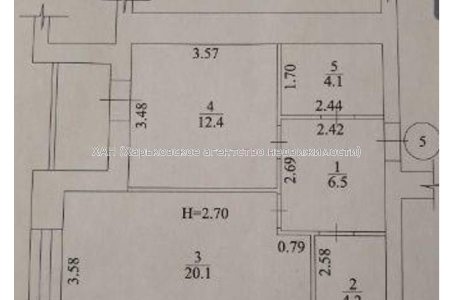 Продам квартиру, Домостроительная ул. , 1  ком., 48 м², без внутренних работ 