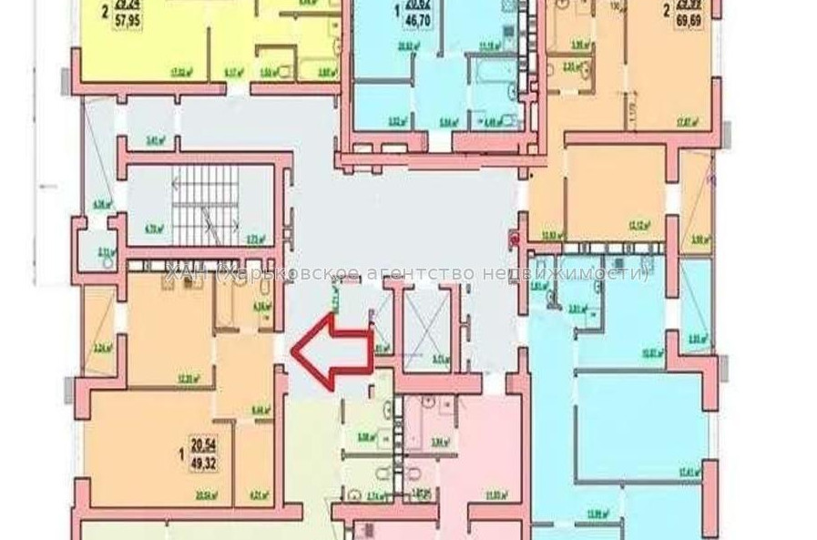 Продам квартиру, Домостроительная ул. , 1  ком., 48 м², без внутренних работ 