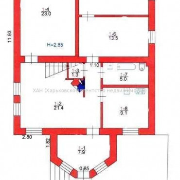 Продам дом, Тракторостроителей просп. , 192 м², 6 сот., частичный ремонт 