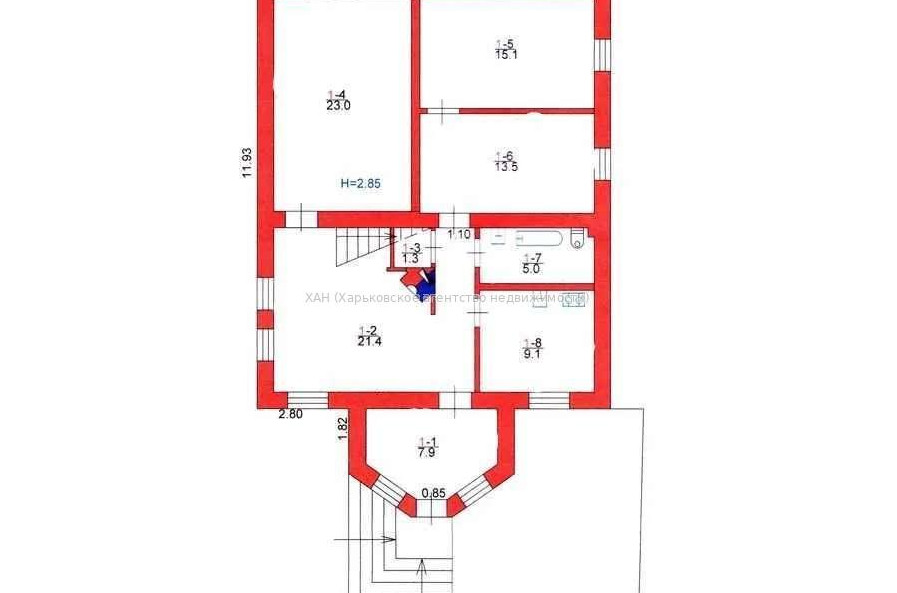 Продам дом, Тракторостроителей просп. , 192 м², 6 сот., частичный ремонт 