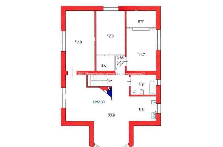 Продам дом, Тракторостроителей просп. , 192 м², 6 сот., частичный ремонт 