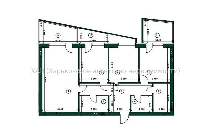 Продам квартиру, Батумская ул. , 3  ком., 113 м², без внутренних работ 